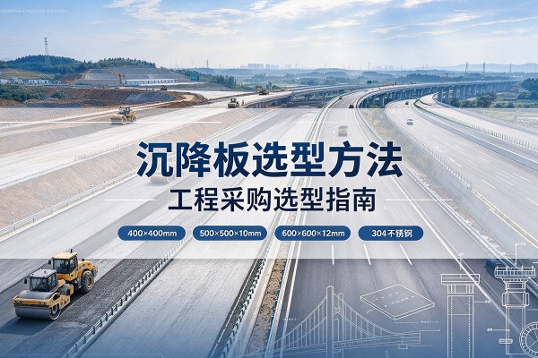 东海沉降板选择方法